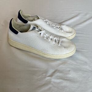 Adidas Stan Smith white woven sneakers.  Size 5
